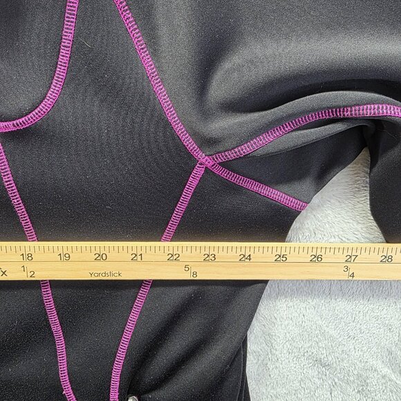 FXR Racing Jacket Womens 18 Black Pink Softshell Zip Fleece Snowmobile - Picture 9 of 10